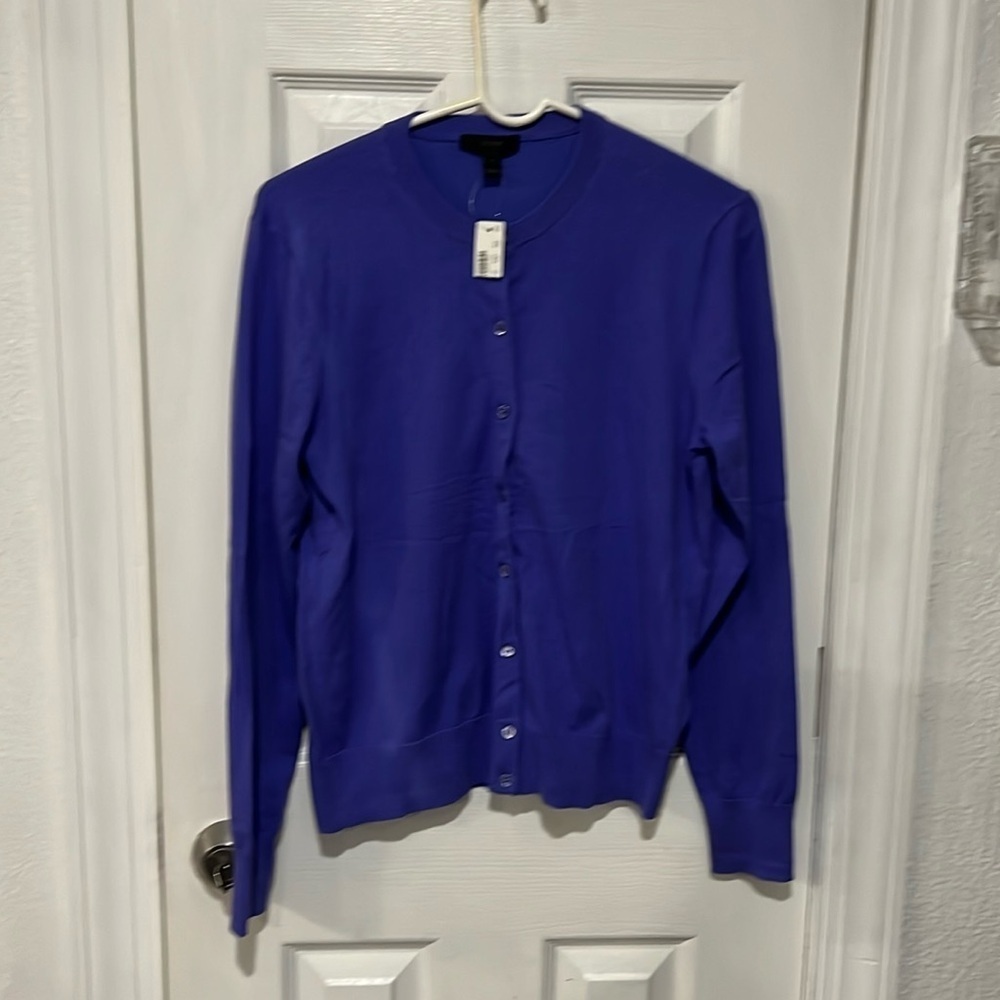Women’s button up J.Crew sweater